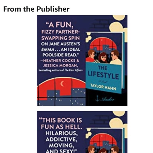 SOLD The Lifestyle: A Novel by Taylor Hahn ARC - Picture 4 of 7